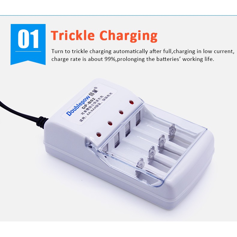 Sạc Pin AA / AAA Doublepow DP-B02