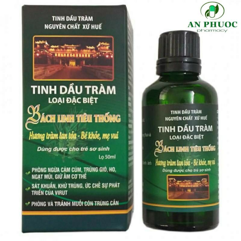 Tinh dầu tràm Bách Linh Tiêu Thông ⚡ CAM KẾT CHÍNH HÃNG ⚡Giúp giữ ấm cơ thể, giảm ngạt mũi, ho và cảm lạnh