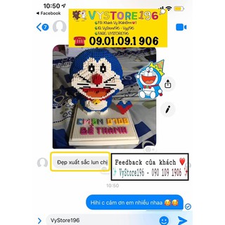 MÔ HÌNH LEGO ĐÔREMON ĐÔRAEMON 3D GHÉP CỰC THÍCH