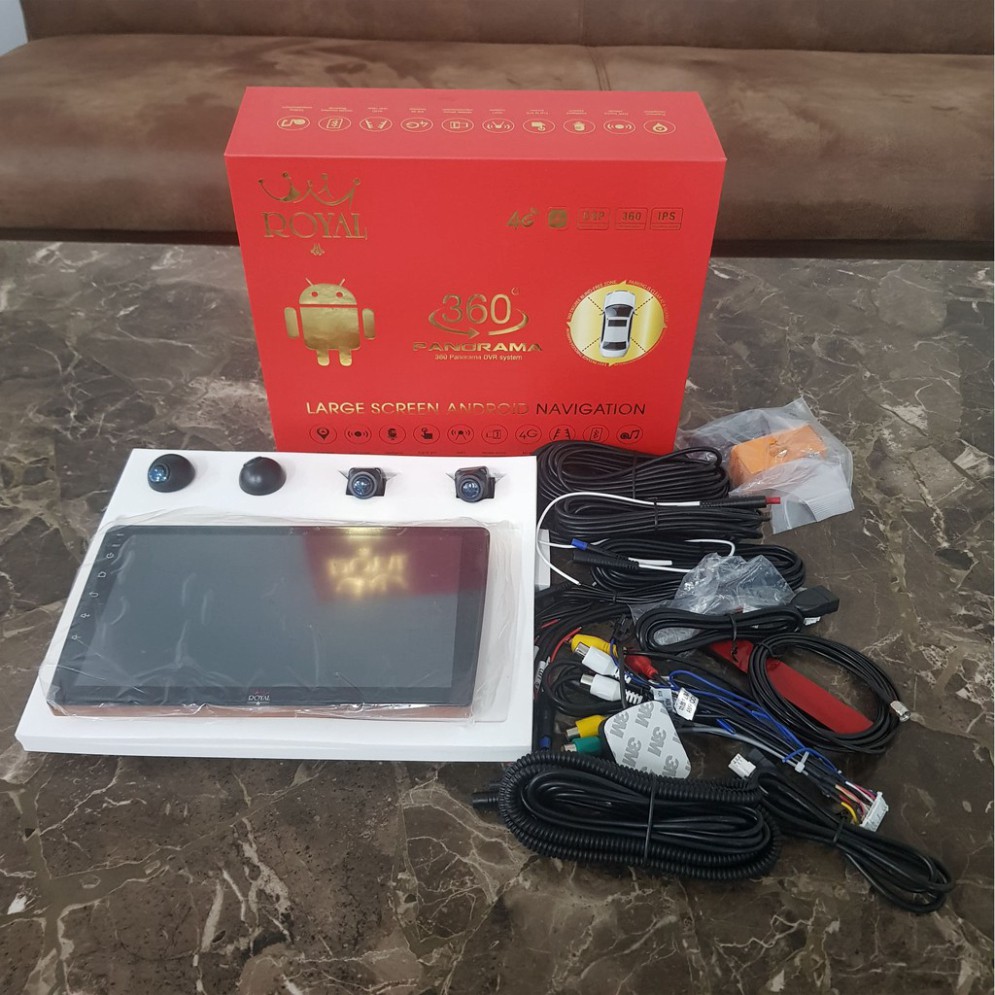 Sản Phẩm Bộ kết hợp màn hình DVD Android và Camera hành trình 360 độ cao cấp 2 trong 1 dùng cho xe ô tô .
