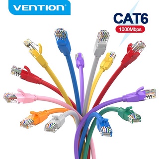 Vention cat6 05-5m cáp ethernet tốc độ cao gigabit 1000mbps rj45 utp patch lan dây cho pc laptop router cáp mạng