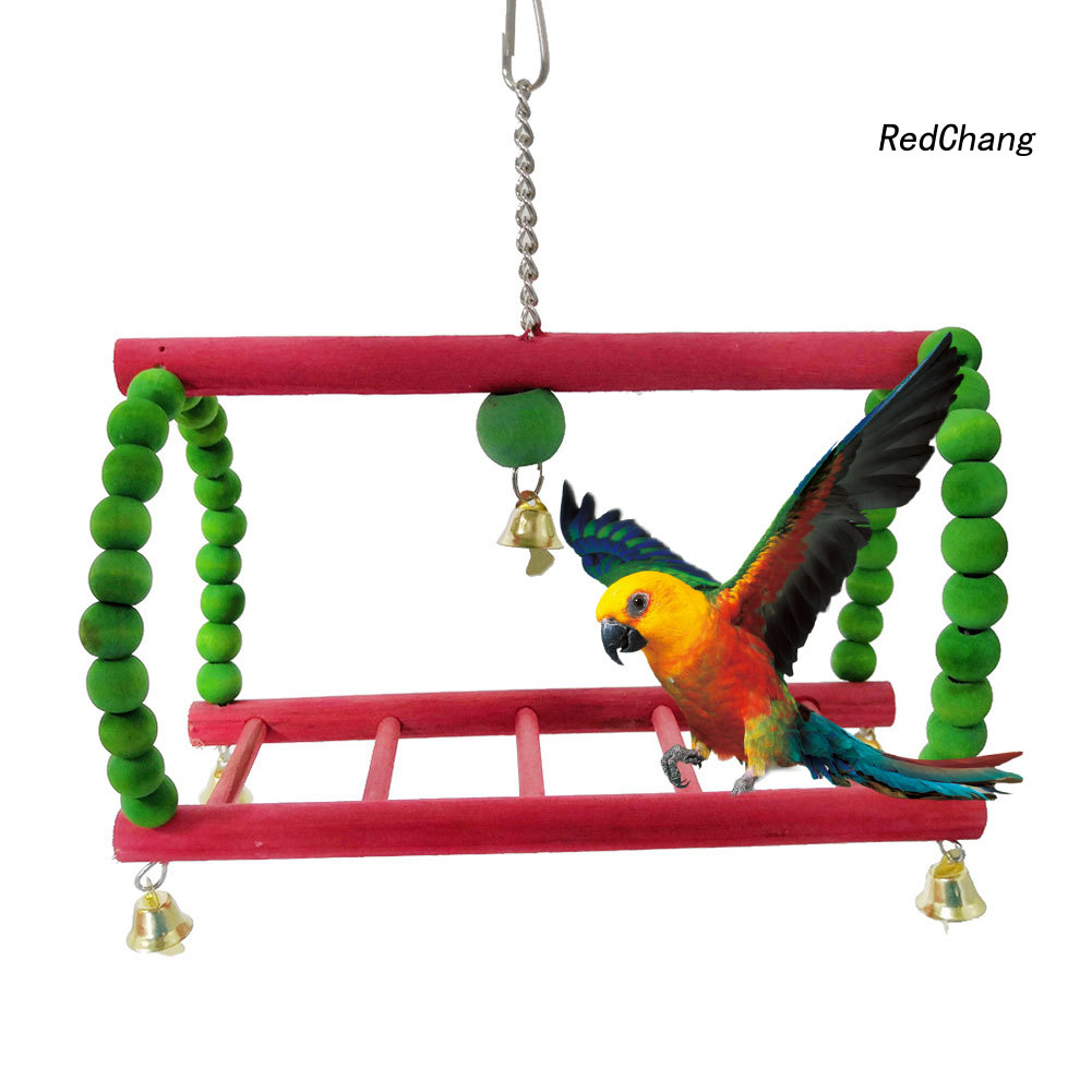 Thang Gỗ Đồ Chơi Cho Vẹt