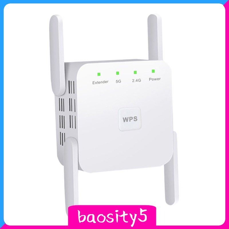Bộ Khuếch Đại Tín Hiệu Wifi Không Dây 4 Ăng Ten 1200mbps 2.4g 5g | BigBuy360 - bigbuy360.vn