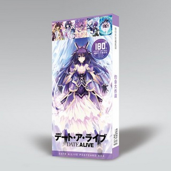 Postcard Date A Live mẫu 2 hộp ảnh bộ ảnh có ảnh dán sticker lomo bưu thiếp