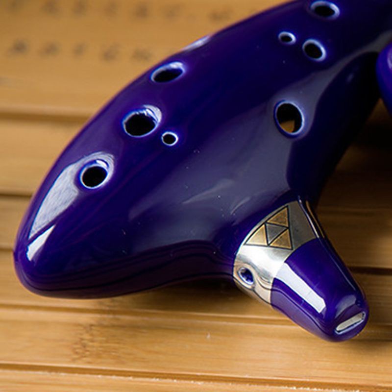 Sáo Ocarina 12 Lỗ Bằng Gốm Sứ In Hình Legend Of Zelda