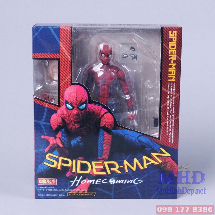 [MHĐ] Mô hình người nhện Spider man Homecoming SHF - Marvel