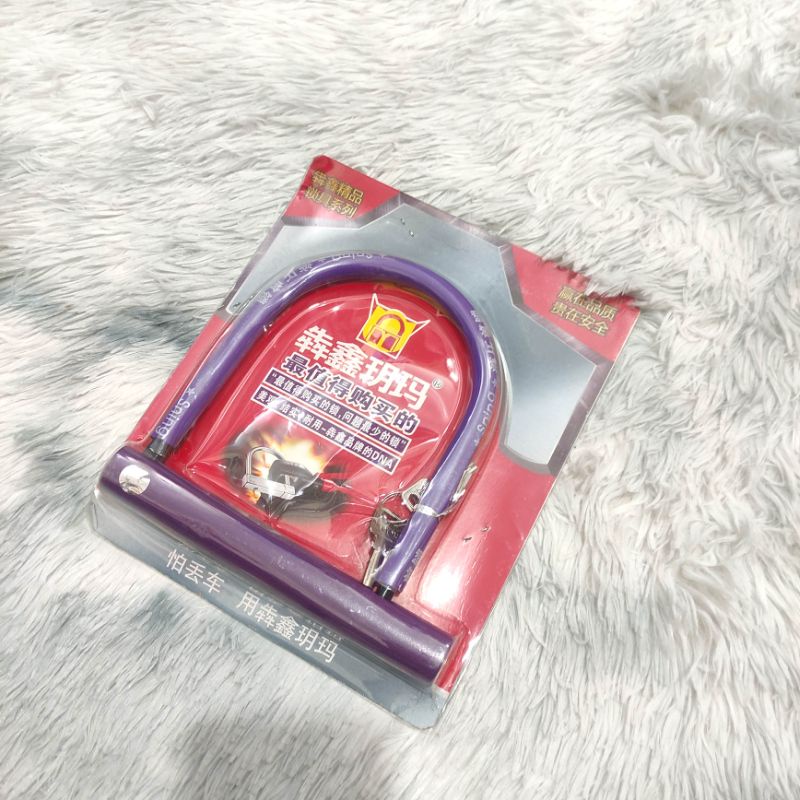 Khoá chữ u chống trộm an toàn cho xe máy xe đạp