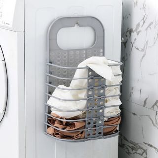Giỏ đựng đồ giặt treo tường gấp gọn hàng chuẩn lọai 1 nhựa dày cao cấp