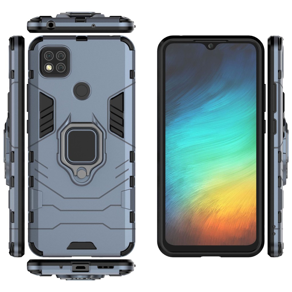 Ốp lưng Xiaomi Redmi Note 8 pro/ Note 8/ Note 9s/Note 9 Pro/Redmi 9/Redmi 9A/Redmi 9C chống sốc Iron Man Iring siêu bền