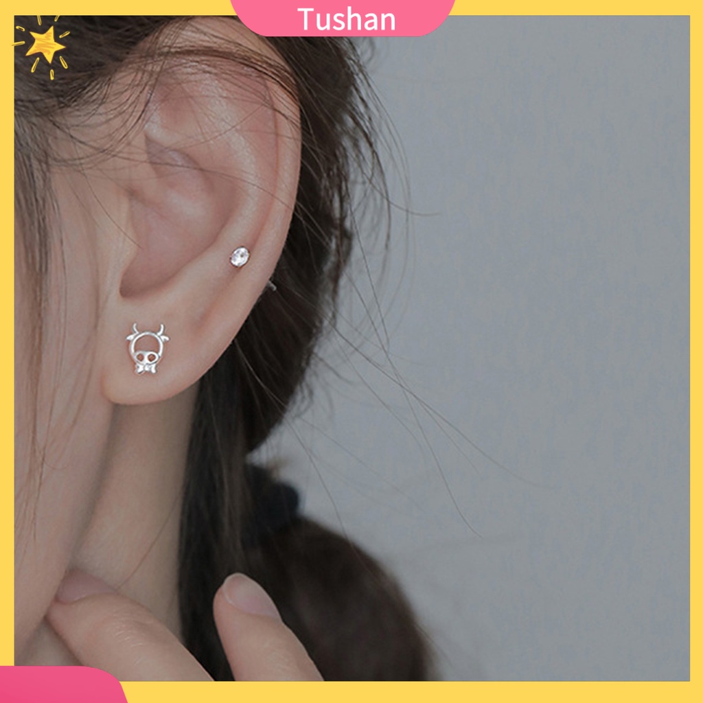 1 Đôi Bông Tai Hình Gia Súc Thời Trang