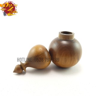 LỌ TĂM GỖ Bách Xanh Nguyên Khối ( Hàng Thủ Công Cao Cấp)