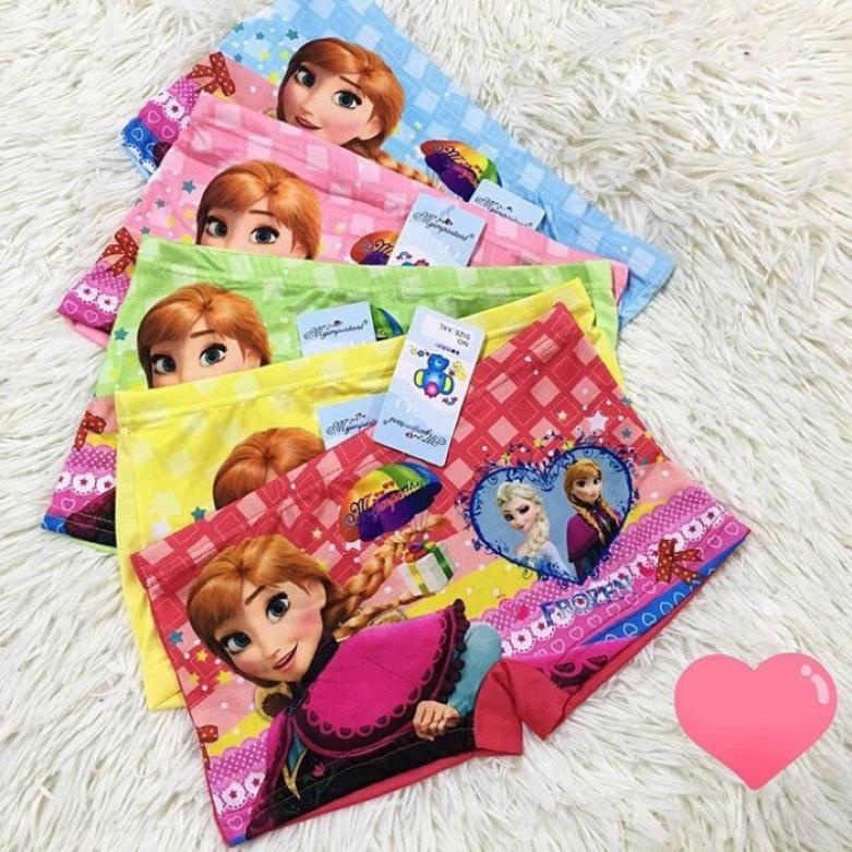 [Giá sỉ] Set 5 Quần Lót 3D Dáng Đùi Công Chúa Cho Bé Gái