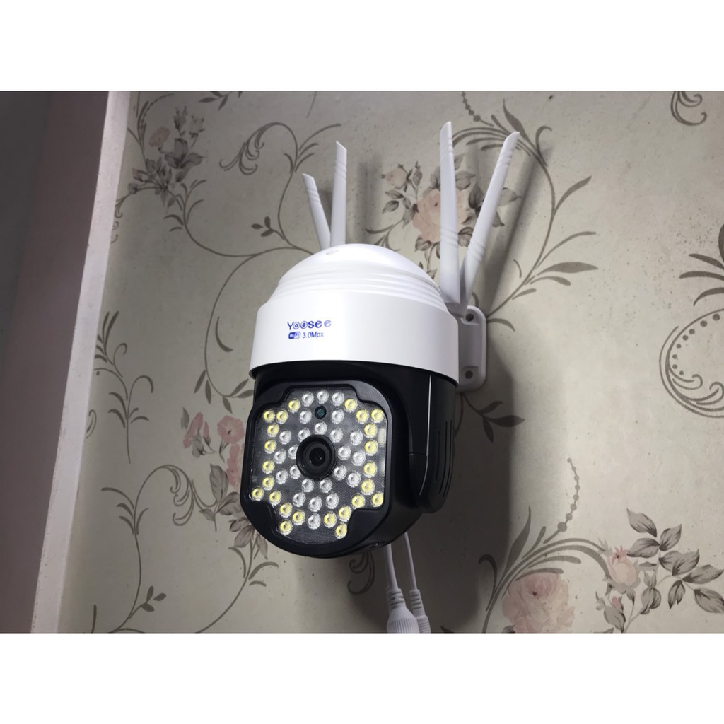 Camera Wifi - Camera Wifi Yoosee PTZ X4000 - 3.0 Mpx - 48Led - Xoay 360 Độ,Đàm Thoại 2 Chiều,Xem Đêm Có Màu [ BH 2 Năm ]