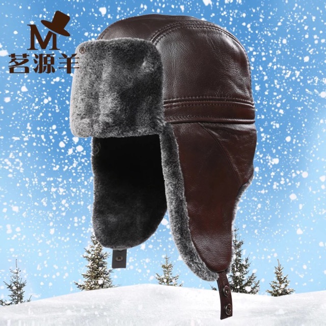 Order-mũ phi công da lót lông