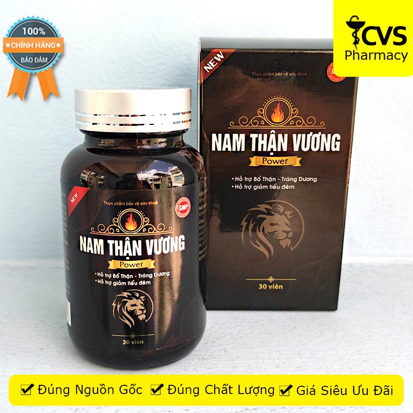 Nam Thận Vương Power (Loại Mới, 30 viên) - Hỗ trợ bổ thận, tráng dương, giúp tăng cường sinh lý nam giới - cvspharmacy