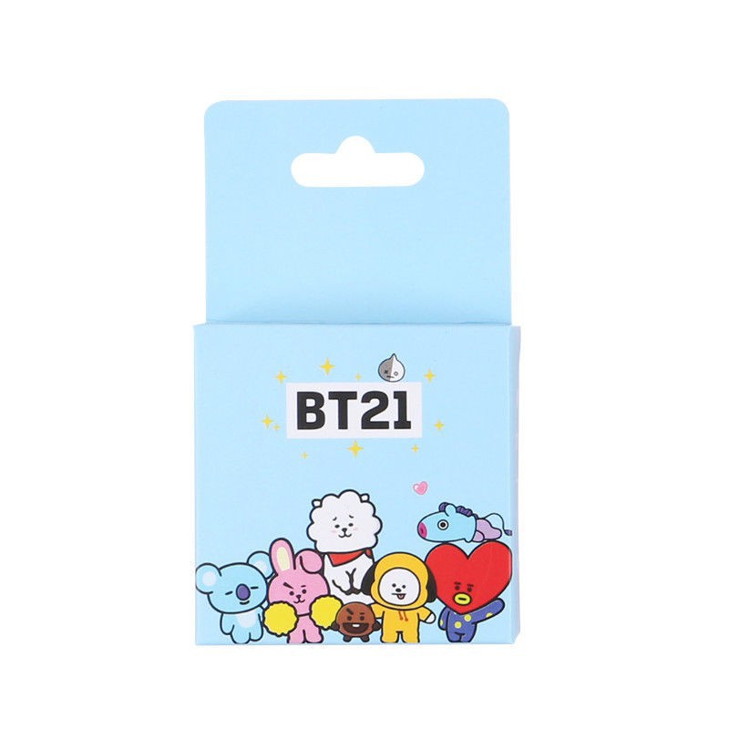 Kpop BTS BT21 Cute Washi Tape Cooky Tata Paper Masking Scrapbook Sticker DIY 5m