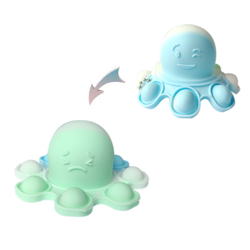 Đồ chơi bóng nhấn giảm căng thẳng hình bạch tuộc dễ thương cho bé