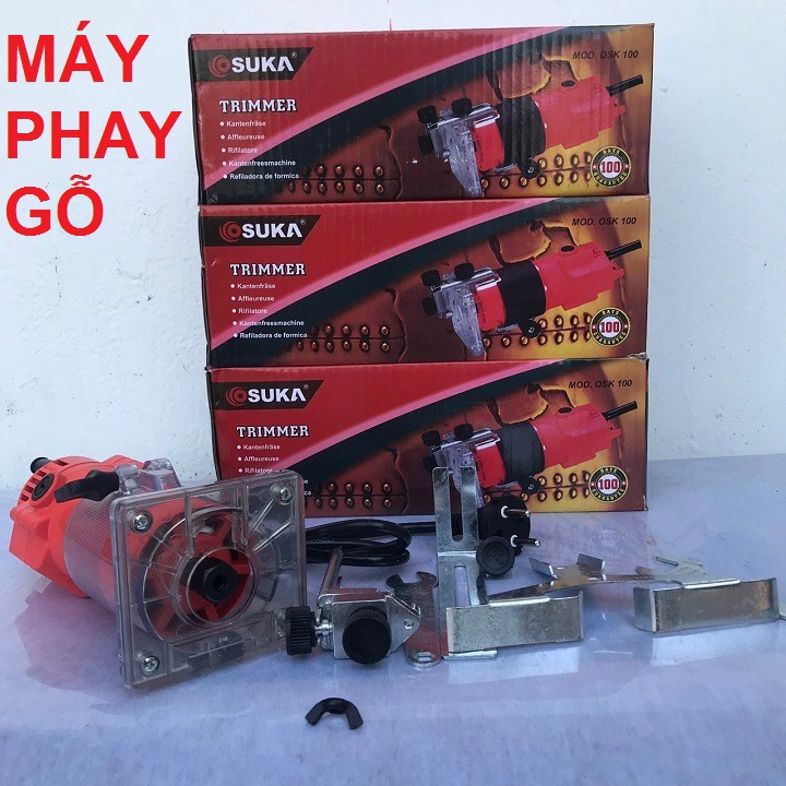 Máy phay gỗ OSUKA công suất 350W dây đồng 100%