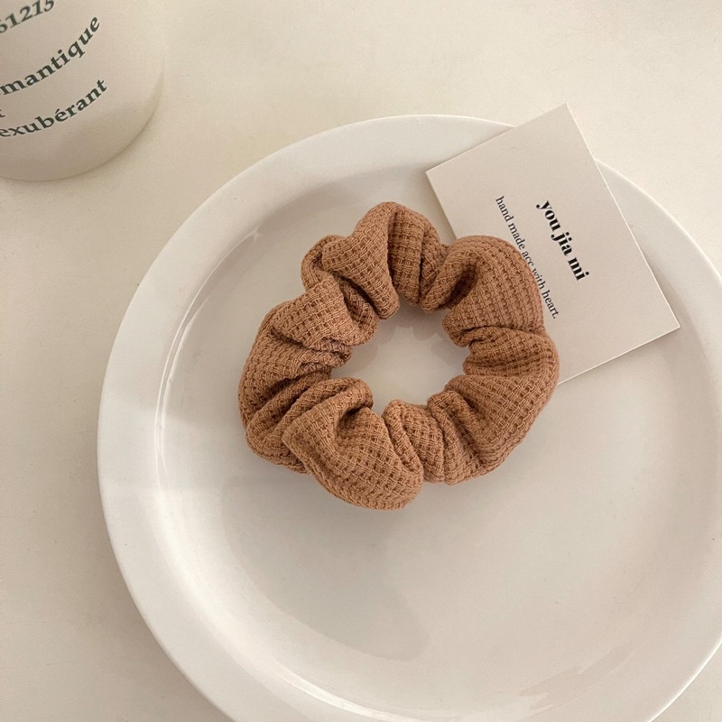 Dây buộc tóc màu sắc ngọt ngào phong cách Hàn Quốc thời trang cho nữ