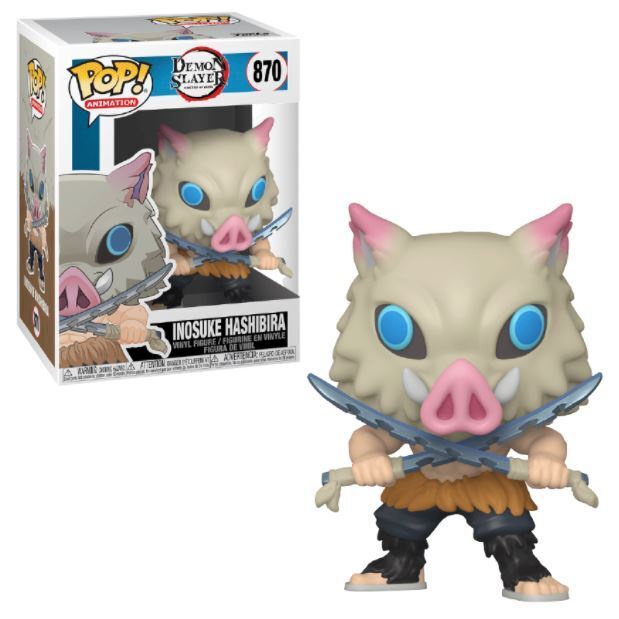 Đồ chơi mô hình funko pop 870 Inosuke Hashibira - Demon Slayer