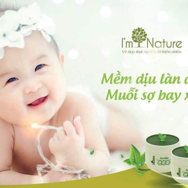 Kem muỗi Oran Baby I'm Nature mềm dịu làn da, muỗi sợ bay xa.