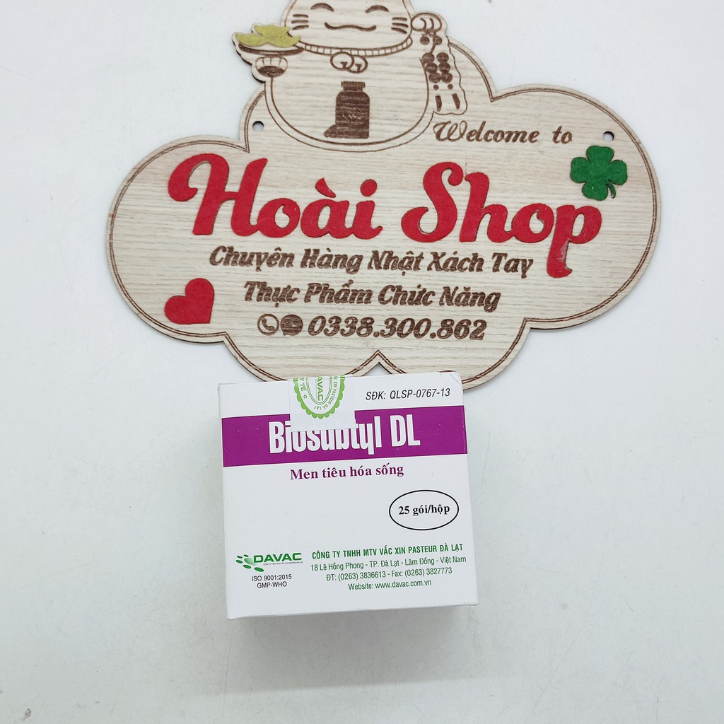 Men tiêu hoá sống Biosubtyl DL hộp 25 gói