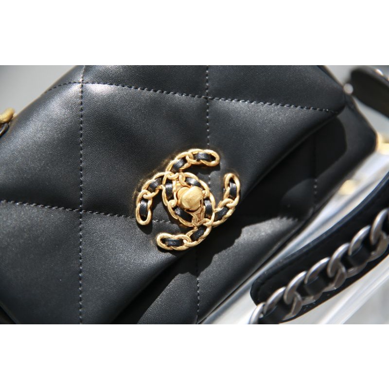 Túi xách nữ C.N C19 da lambskin mịn phom thon gọn lót kèm code số fullbox nam châm nguyên seal