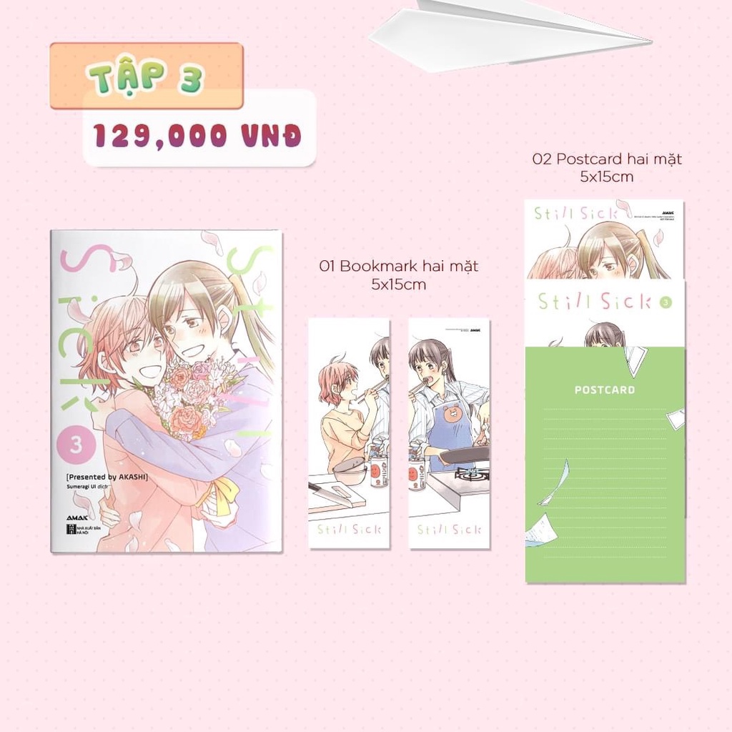 Sách Still Sick - Trọn Bộ 3 Tập - Tặng Kèm 3 Bookmark + 6 Postcard 10x15cm + 1 Đai Sách