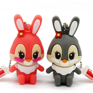 Usb 2tb flash pen drive hồng memory stick grey rabbit 128gb 8gb 16gb 32gb 64gb pendrive