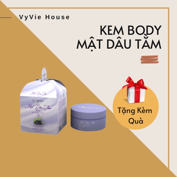 BODY MẬT DÂU TẰM | BODY CREAM - TRẮNG DA, CHỐNG NẮNG, DƯỠNG THỂ