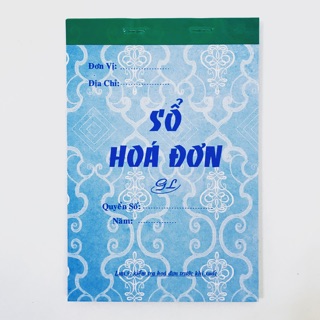 Sổ hoá đơn 2 liên