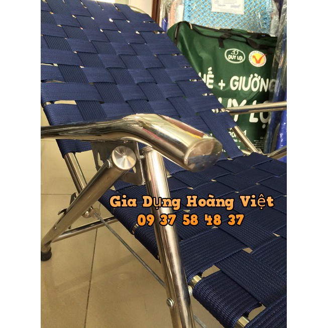 Ghế Bố Inox Đan Dây Dù Siêu Bền Giao Hàng Siêu Tốc