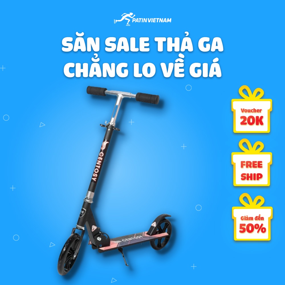 Xe Trượt Scooter Trẻ Em, Người Lớn CENTOSY ALS A003 - Thiết Kế Nhỏ Gọn, Thông Mình