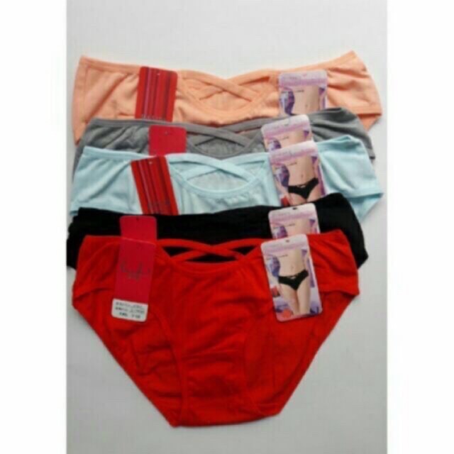 (3102) combo 12 quần lót cotton dây đan chéo sexy