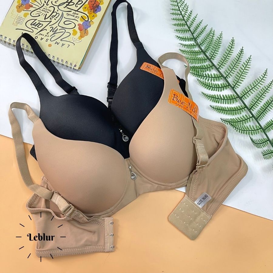 Áo ngực nữ big size không mút cúp D, có gọng, đồ lót, nội y cao cấp Thái Lan Be Ná 8569, Leblur