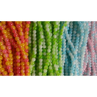 Dây đá thường màu loang 6mm