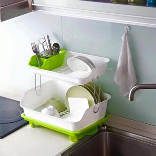Kệ úp bát 2 tầng