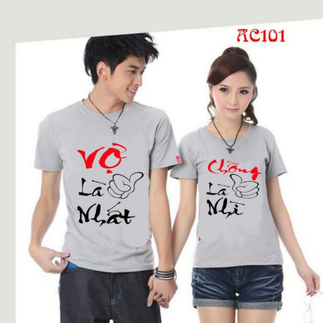 Áo đôi vk la 1 ck la 2