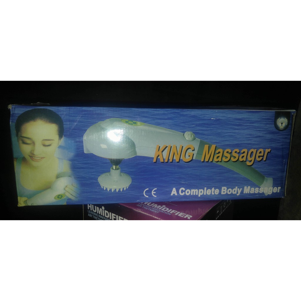 Máy Mát Xa Cầm Tay Hồng Ngoại 7 Đầu King Massager