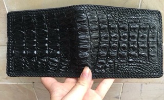 Ví Da Cá Sấu Đan Tay Thủ Công