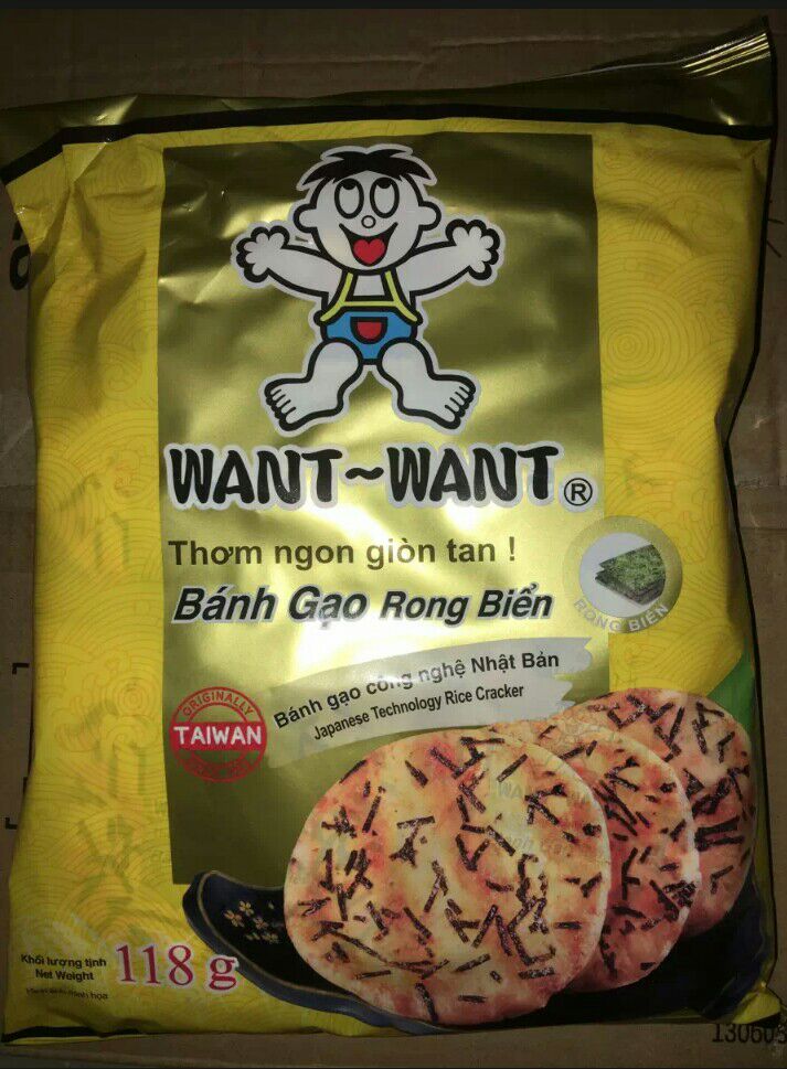 Bánh Gạo Rong Biển Want Want 118g