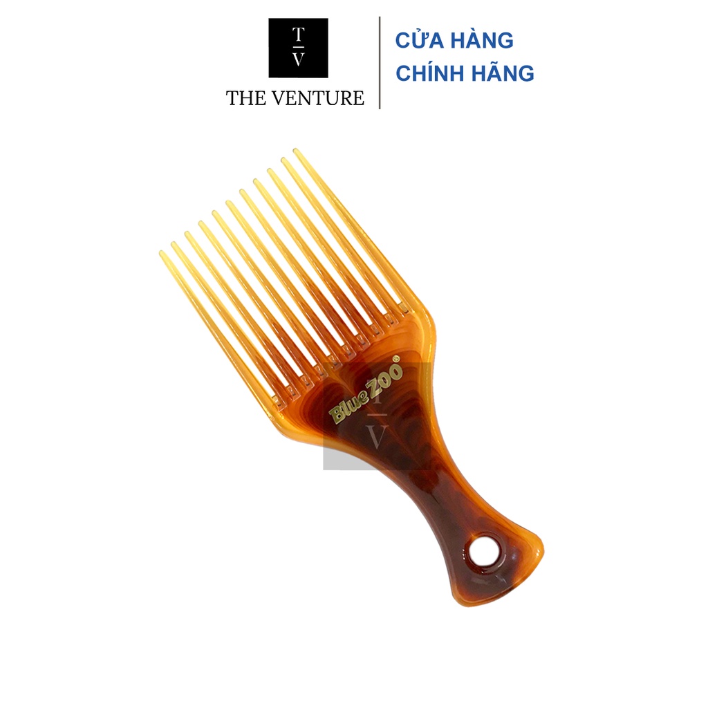 Lược Afro Pick tạo kiểu BlueZoo chuyên dụng Pomade cao cấp chính hãng .