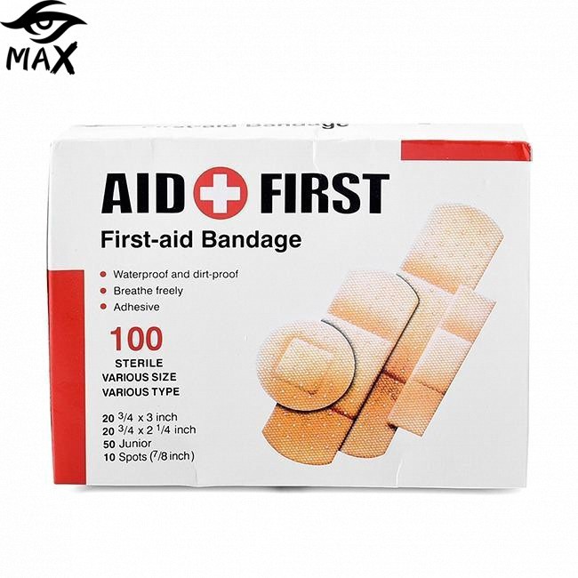 Hộp 100 Miếng Băng Cá Nhân Dán Vết Thương Urgo Aid First Max Store