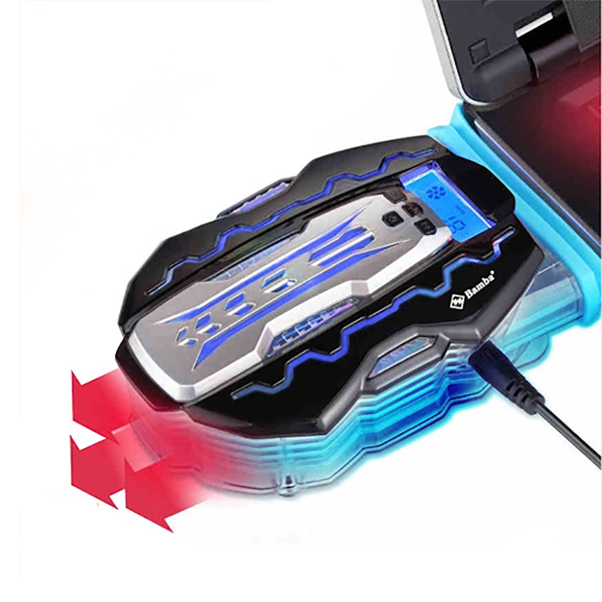 Quạt hút gió tản nhiệt laptop - Đế tản nhiệt laptop BAMBA B3