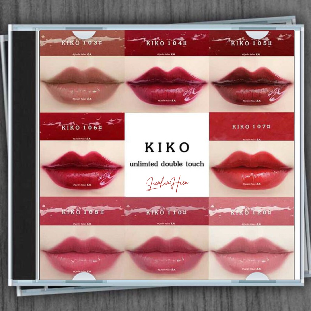 SON KIKO 2 ĐẦU ❤ KIKO MILANO UNLIMITED DOUBLE TOUCH (Màu 106 - Đỏ rượu - Satin Ruby Red) | BigBuy360 - bigbuy360.vn
