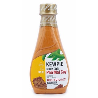 Nước xốt phô mai cay Kewpie 210ml Keto được