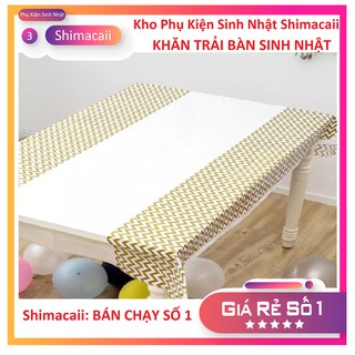 KHĂN TRẢI BÀN TRANG TRÍ SINH NHẬT CHO BÉ LOẠI ĐẸP DÙNG 1 LẦN