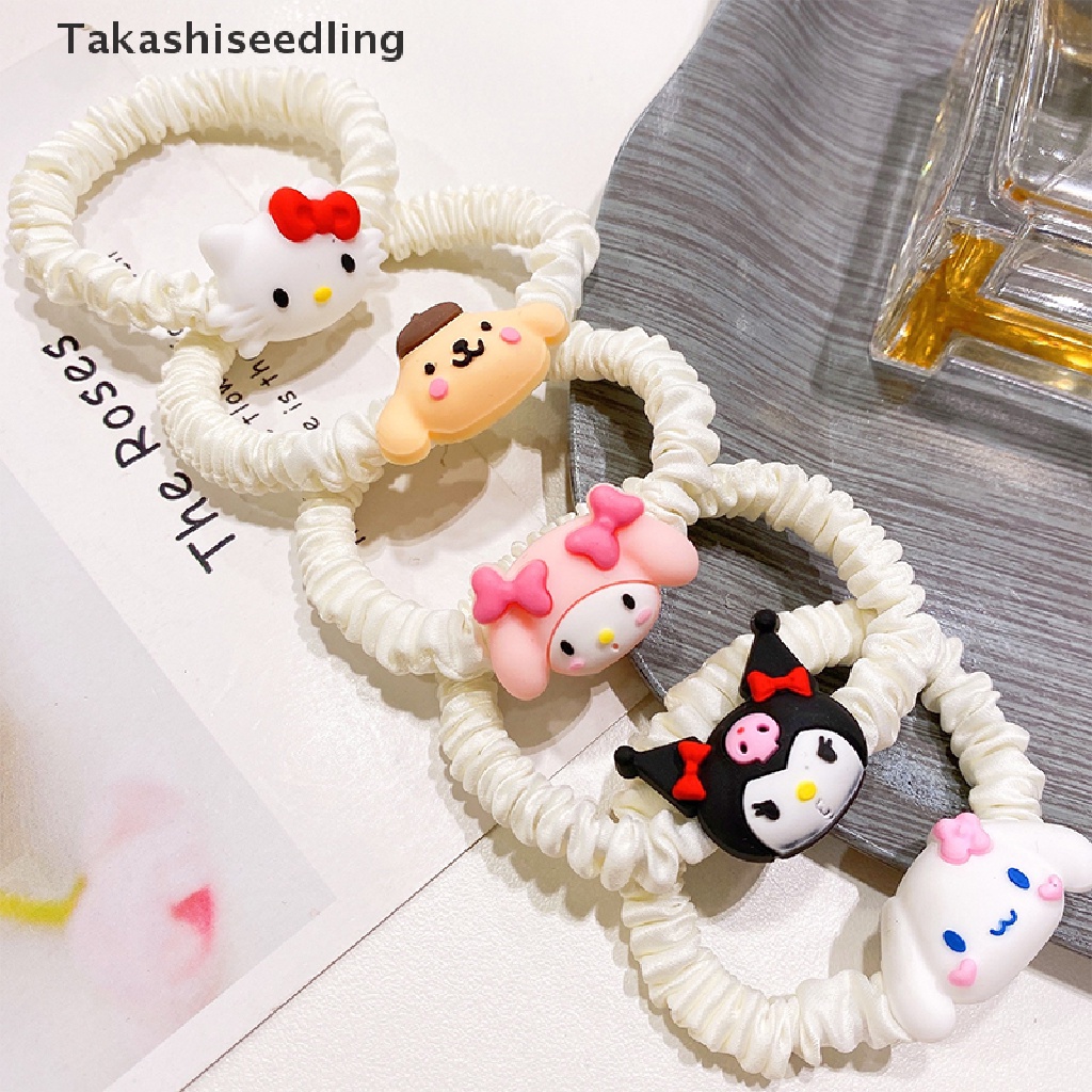 (Takashiseedling) Dây Buộc Tóc Đôi Họa Tiết Hoạt Hình Chó Yugui Đơn Giản Và Dễ Thương