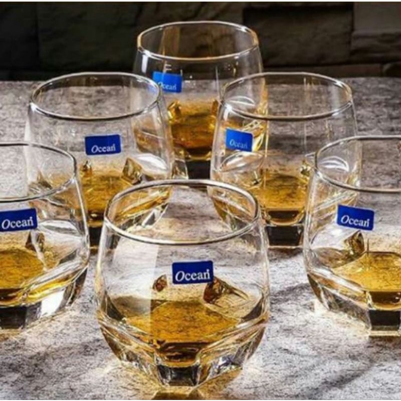 LY THỦY TINH BẦU SỌC OCEAN