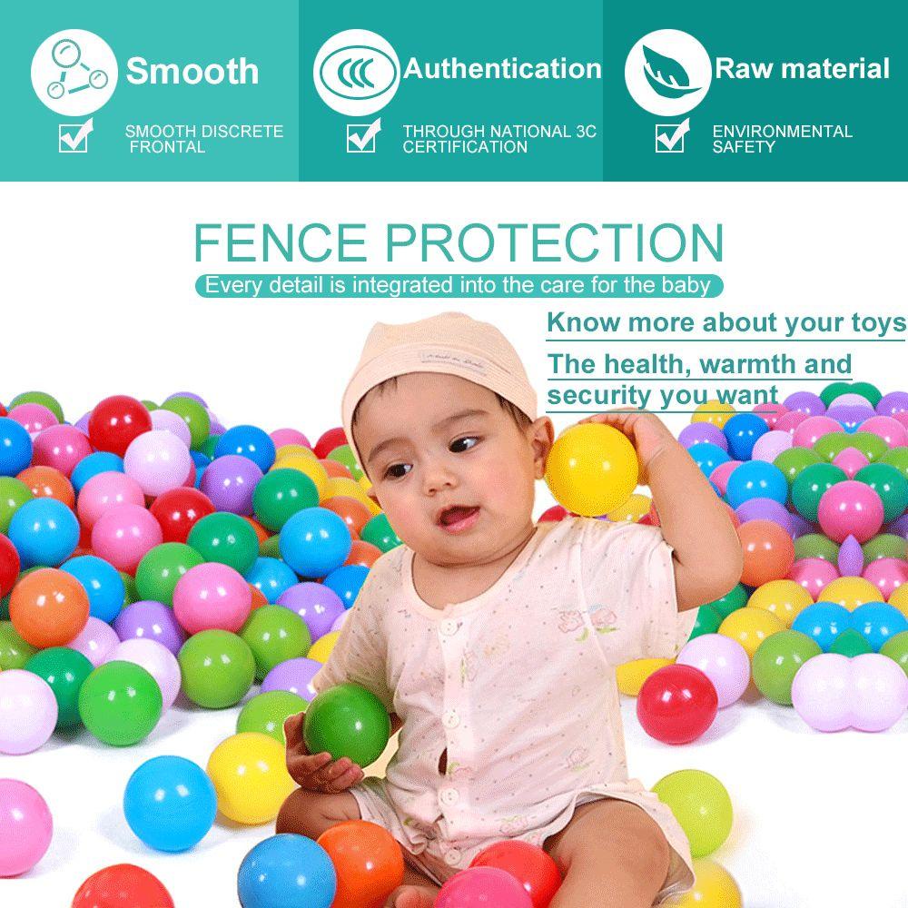 Set 100 Bong Bóng Nhựa Mềm Hình Sóng Biển Cho Bé